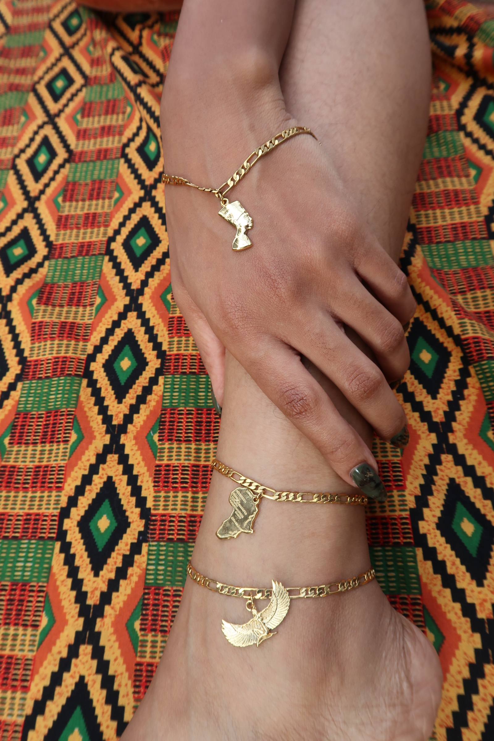 Queen of The Nile Anklet and Bracelet | Three Hoodoo Sisters